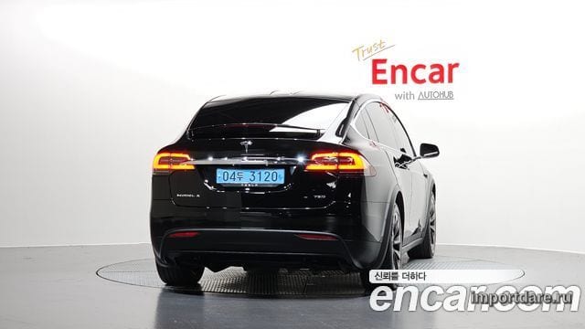 TESLA MODEL X 2019 — 146 141 км, чёрный, Корея — под ключ — фото 4