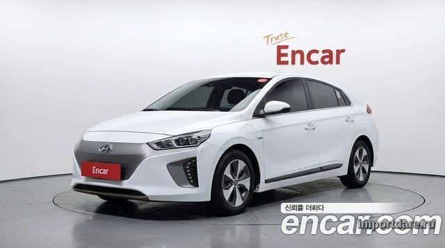 HYUNDAI IONIQ ELECTRIC 2017 — 111 145 км, белый, Корея — под ключ — фото 1
