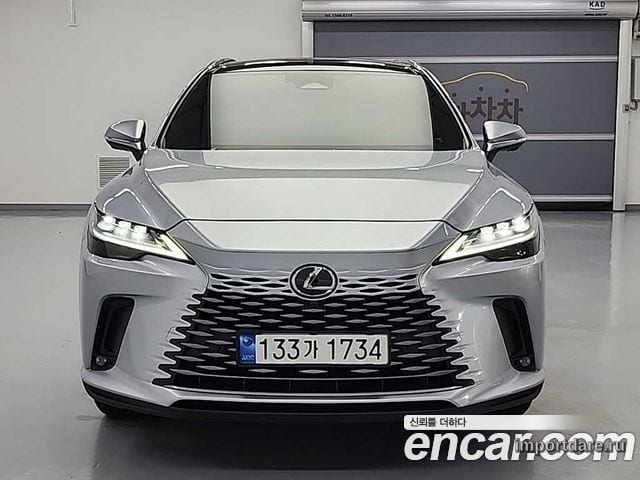 LEXUS RX350H 2023 — 97 270 км, серебристо-серый, Корея — под ключ — фото 2