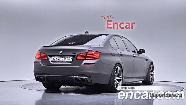 BMW M5 2015 — 113 556 км, серый, Корея — под ключ — фото 2