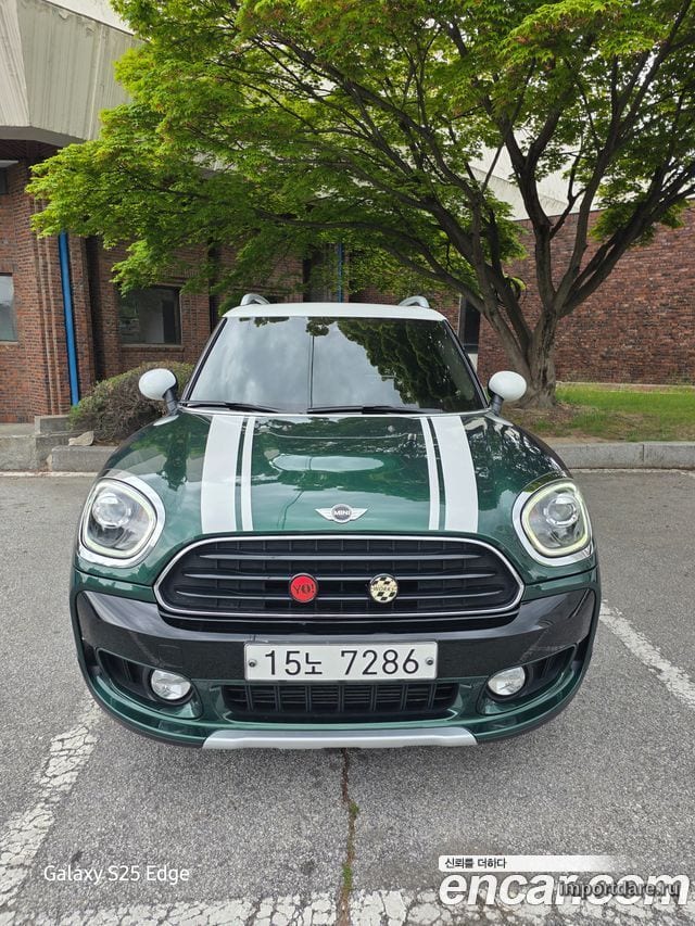 MINI COOPER D COUNTRYMAN 2017 — 80 000 км, тёмно-зелёный, Корея — под ключ — фото 6