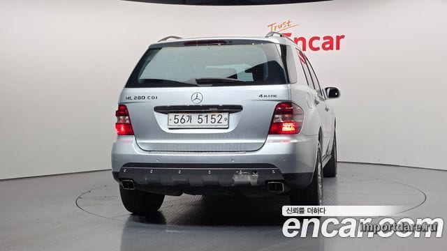 MERCEDES-BENZ M-CLASS W164 2008 — 255 929 км, серебристый, Корея — под ключ — фото 4