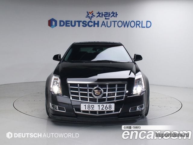 CADILLAC CTS 2013 — 45 900 км, чёрный, Корея — под ключ — фото 3