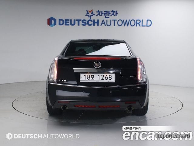 CADILLAC CTS 2013 — 45 900 км, чёрный, Корея — под ключ — фото 4