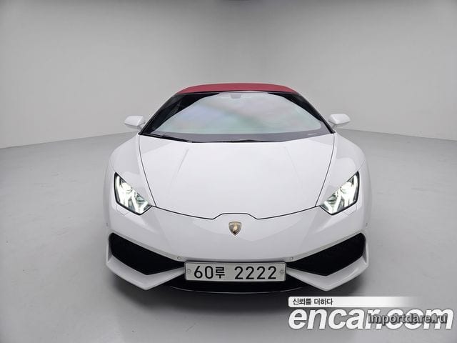 LAMBORGHINI HURACAN 2017 — 30 500 км, белый, Корея — под ключ — фото 1