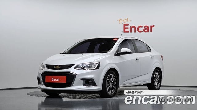 CHEVROLET AVEO SEDAN 2017 — 96 812 км, белый, Корея — под ключ — фото 1