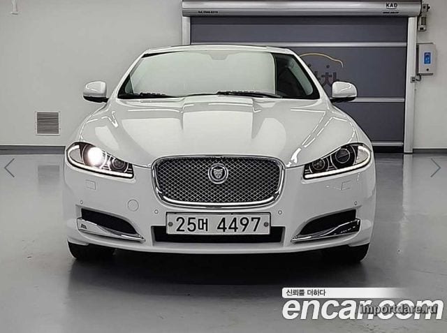 JAGUAR NEW XF 2013 — 83 100 км, белый, Корея — под ключ — фото 2