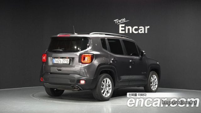 JEEP RENEGADE 2021 — 52 143 км, серый, Корея — под ключ — фото 2