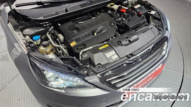 PEUGEOT 308 2015 — 169 749 км, серебристо-серый, Корея — под ключ — фото 6