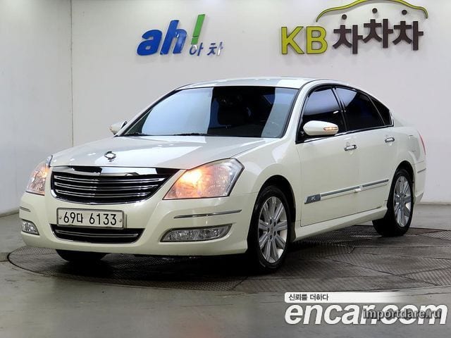 RENAULT KOREA SM7 NEW ART 2008 — 66 960 км, белый-перламутр, Корея — под ключ — фото 1