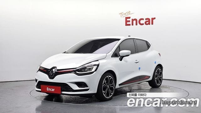RENAULT KOREA CLIO 2018 — 96 780 км, белый, Корея — под ключ — фото 1
