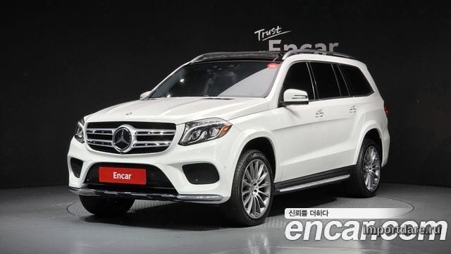 MERCEDES-BENZ GLS-CLASS X166 2017 — 122 300 км, белый, Корея — под ключ — фото 1