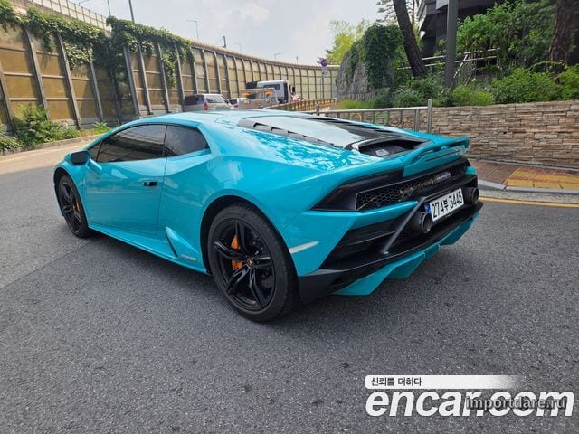 LAMBORGHINI HURACAN 2021 — 9 600 км, синий, Корея — под ключ — фото 3