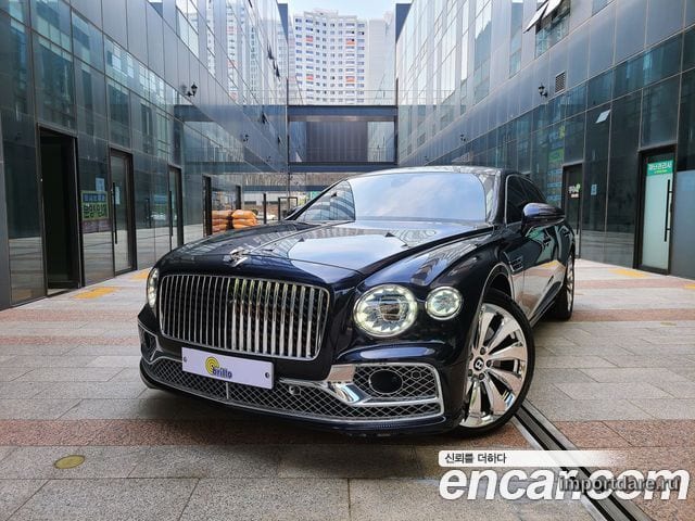 BENTLEY FLYING SPUR 2021 — 41 314 км, синий, Корея — под ключ — фото 1