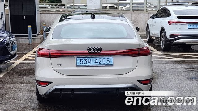AUDI A6 E-TRON 2025 — 3 156 км, белый-перламутр, Корея — под ключ — фото 4