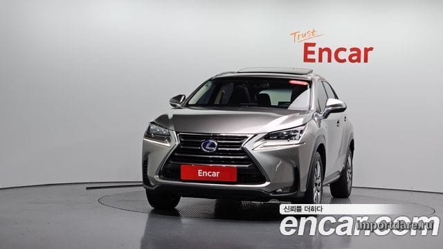 LEXUS NX300H 2017 — 105 650 км, серебристо-серый, Корея — под ключ — фото 3