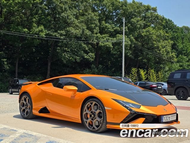 LAMBORGHINI HURACAN 2023 — 3 900 км, оранжевый, Корея — под ключ — фото 3