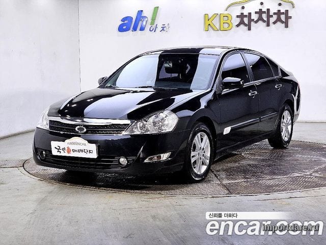 RENAULT KOREA SM5 NEW IMPRESSION 2009 — 133 423 км, чёрный, Корея — под ключ — фото 1