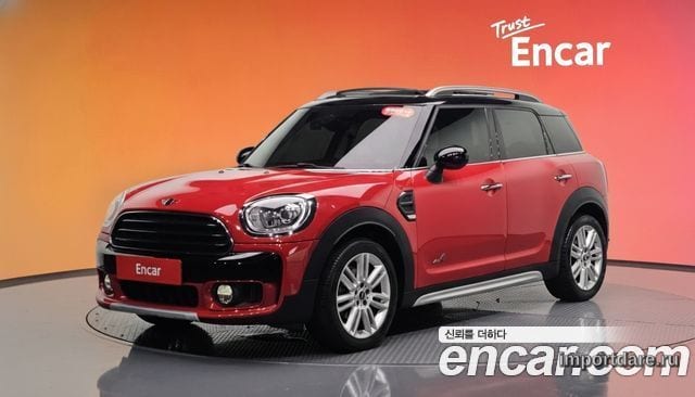 MINI COOPER D COUNTRYMAN 2018 — 91 924 км, красный, Корея — под ключ — фото 2