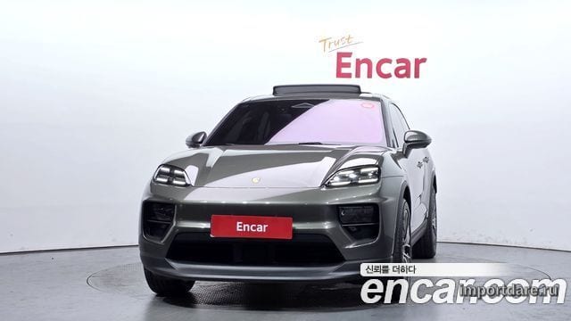 PORSCHE MACAN 2025 — 3 727 км, светло-золотистый, Корея — под ключ — фото 3