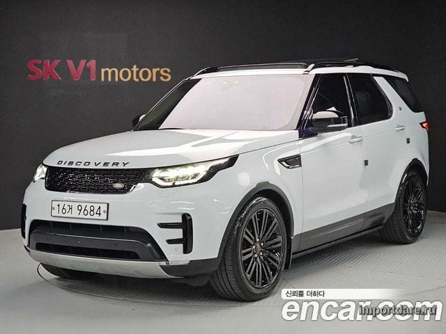 LAND ROVER DISCOVERY 5 2017 — 113 335 км, белый, Корея — под ключ — фото 1