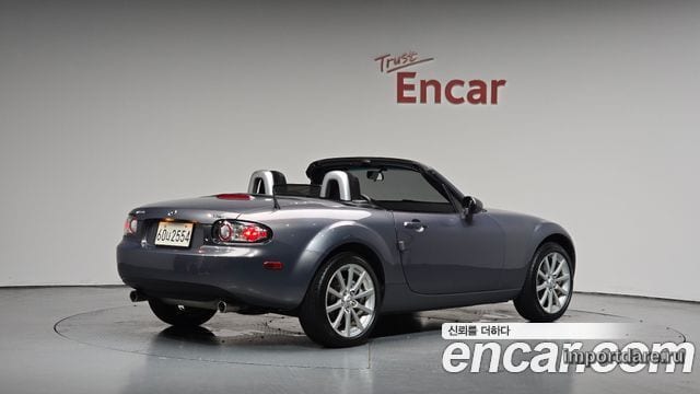 MAZDA MX-5 MIATA 2007 — 114 333 км, серый, Корея — под ключ — фото 1