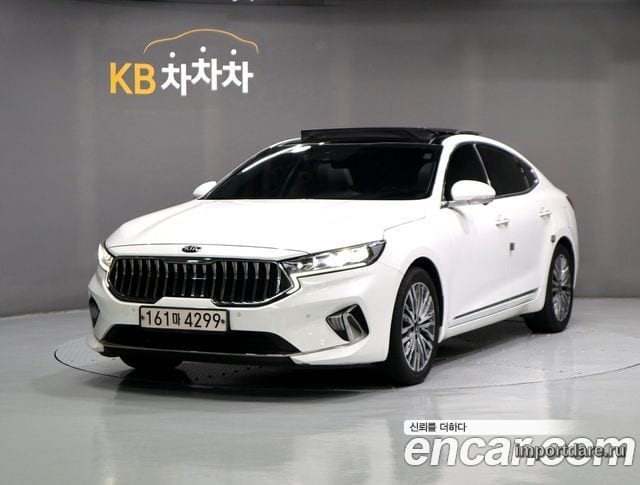 KIA K7 PREMIER HYBRID 2020 — 99 842 км, белый, Корея — под ключ — фото 1
