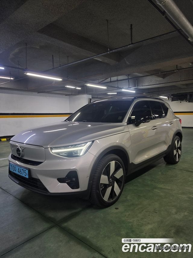 VOLVO XC40 RECHARGE 2024 — 12 700 км, серебристый, Корея — под ключ — фото 12