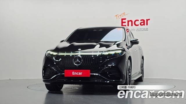 MERCEDES-BENZ EQS SUV X296 2024 — 3 023 км, чёрный, Корея — под ключ — фото 3