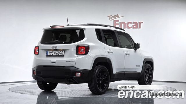 JEEP RENEGADE 2022 — 12 515 км, белый, Корея — под ключ — фото 1