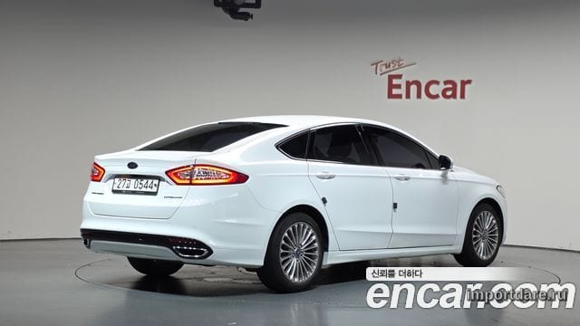 FORD MONDEO 2016 — 116 206 км, белый, Корея — под ключ — фото 1