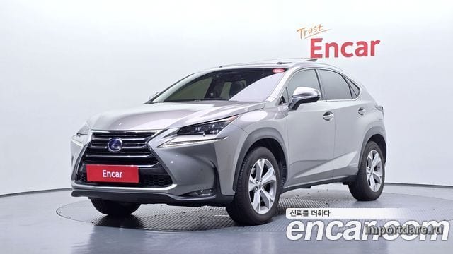 LEXUS NX300H 2015 — 124 135 км, серебристый, Корея — под ключ — фото 1