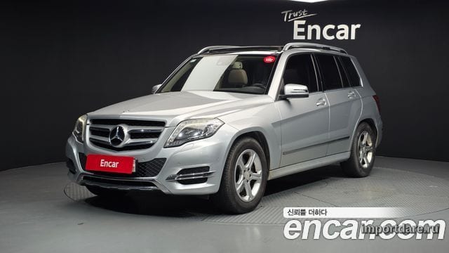 MERCEDES-BENZ GLK-CLASS X204 2013 — 285 299 км, серебристый, Корея — под ключ — фото 1