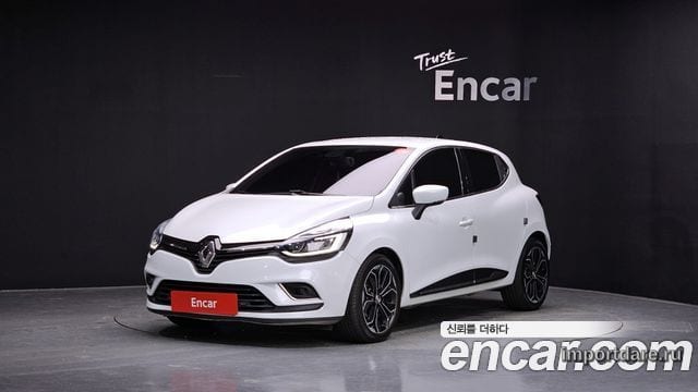RENAULT KOREA CLIO 2018 — 66 038 км, белый, Корея — под ключ — фото 1