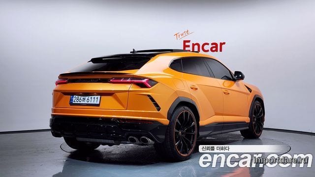 LAMBORGHINI URUS 2022 — 16 655 км, оранжевый, Корея — под ключ — фото 2
