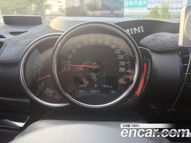 MINI COOPER D CLUBMAN 2019 — 55 800 км, бордовый, Корея — под ключ — фото 4
