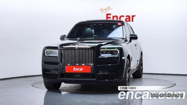 ROLLS-ROYCE CULLINAN 2021 — 51 739 км, тёмно-зелёный, Корея — под ключ — фото 3