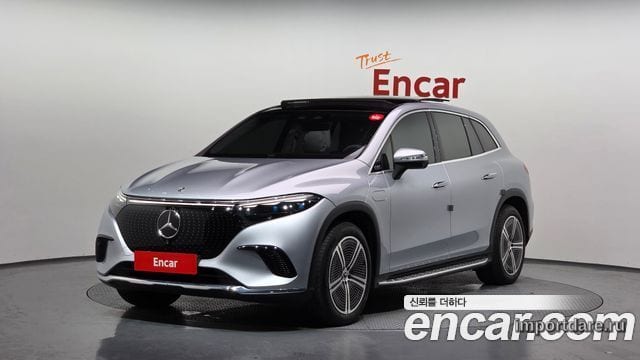 MERCEDES-BENZ EQS SUV X296 2023 — 31 953 км, серебристо-серый, Корея — под ключ — фото 1
