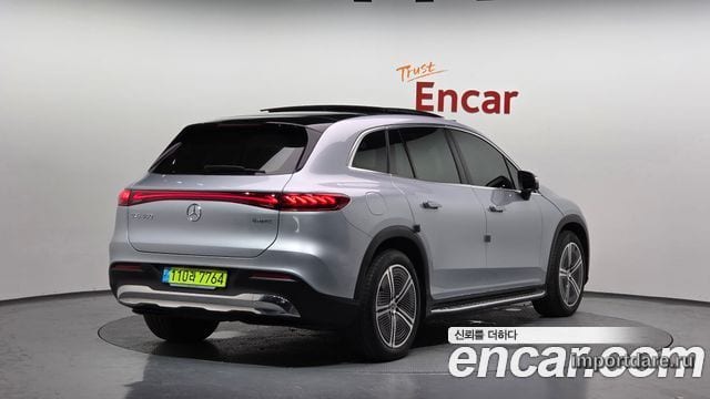 MERCEDES-BENZ EQS SUV X296 2023 — 31 953 км, серебристо-серый, Корея — под ключ — фото 2