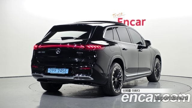 MERCEDES-BENZ EQS SUV X296 2023 — 96 182 км, чёрный, Корея — под ключ — фото 2