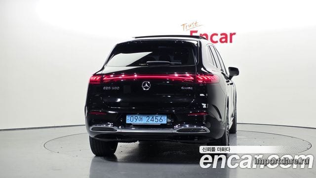 MERCEDES-BENZ EQS SUV X296 2023 — 96 182 км, чёрный, Корея — под ключ — фото 4