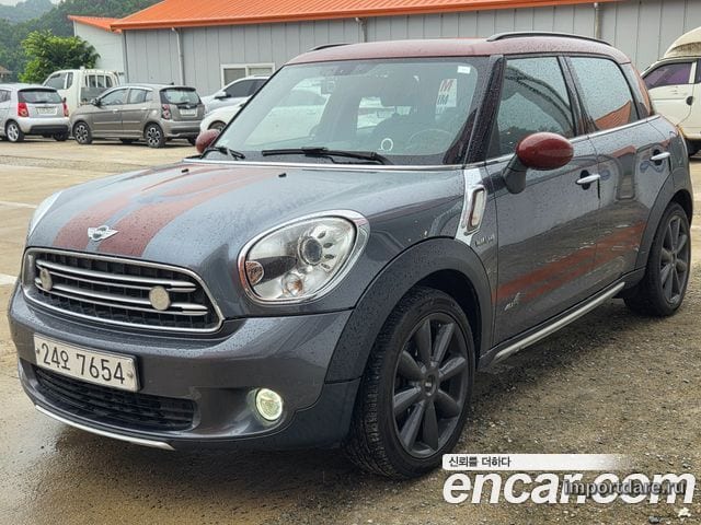 MINI COOPER D COUNTRYMAN 2016 — 151 837 км, голубой, Корея — под ключ — фото 1