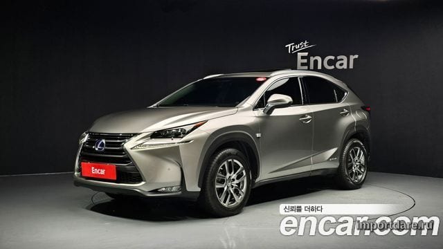 LEXUS NX300H 2017 — 78 053 км, серебристо-серый, Корея — под ключ — фото 1