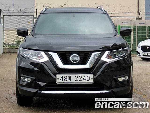 NISSAN X-TRAIL 2018 — 94 037 км, чёрный, Корея — под ключ — фото 1