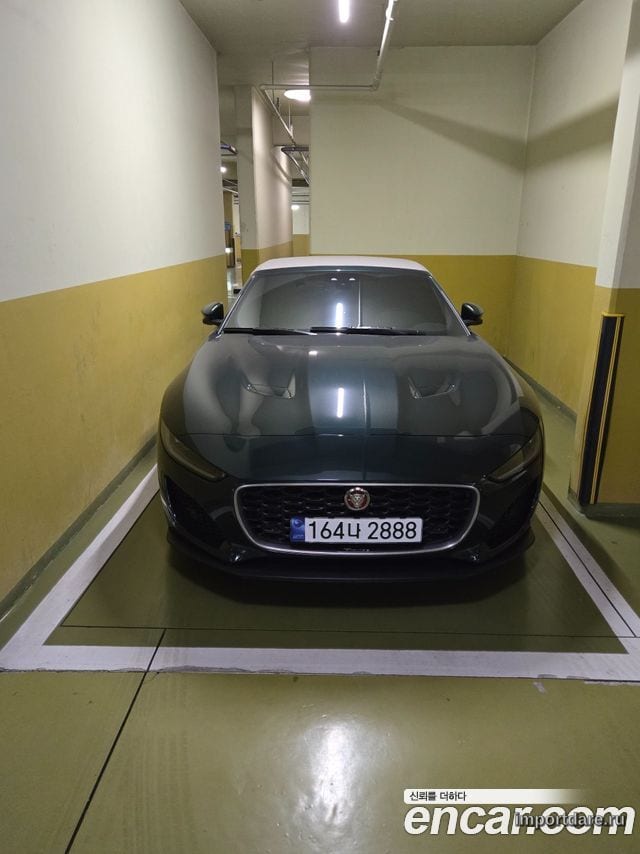 JAGUAR F-TYPE 2023 — 2 500 км, тёмно-зелёный, Корея — под ключ — фото 11