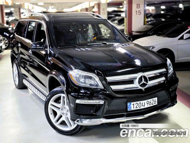 MERCEDES-BENZ GL-CLASS X166 2014 — 128 843 км, чёрный, Корея — под ключ — фото 2