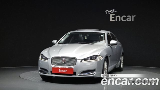 JAGUAR NEW XF 2014 — 116 709 км, серебристо-серый, Корея — под ключ — фото 3