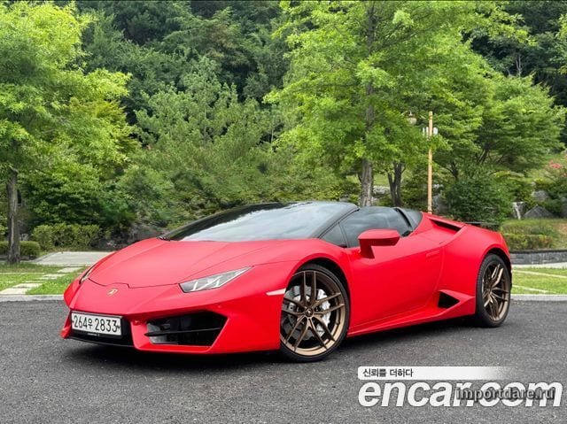 LAMBORGHINI HURACAN 2018 — 25 500 км, красный, Корея — под ключ — фото 3