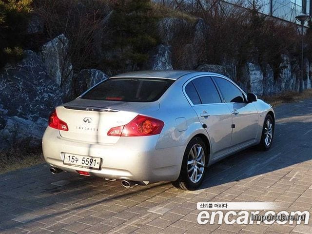 INFINITI G35 2008 — 200 721 км, серебристый, Корея — под ключ — фото 2