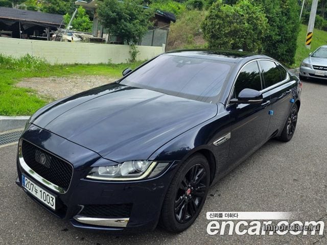 JAGUAR XF 2017 — 132 822 км, тёмно-зелёный, Корея — под ключ — фото 3